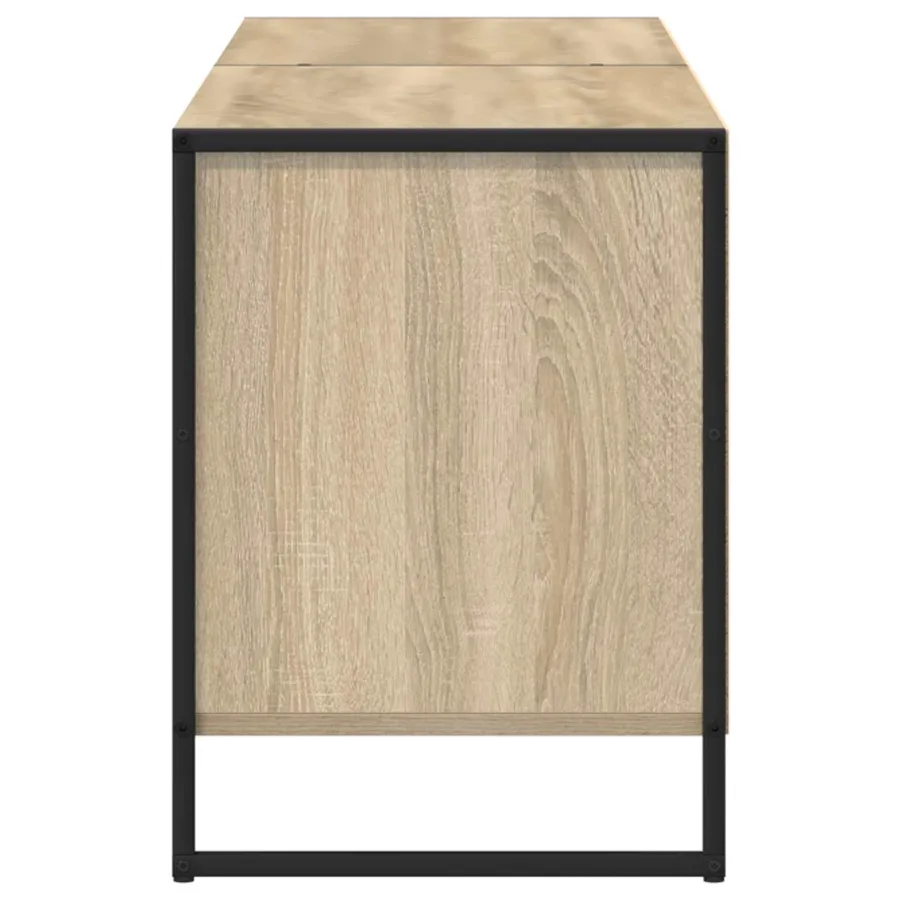 Meuble TV Sonoma 140 x 36 x 49.5 cm Bois d'ingénierie - 7