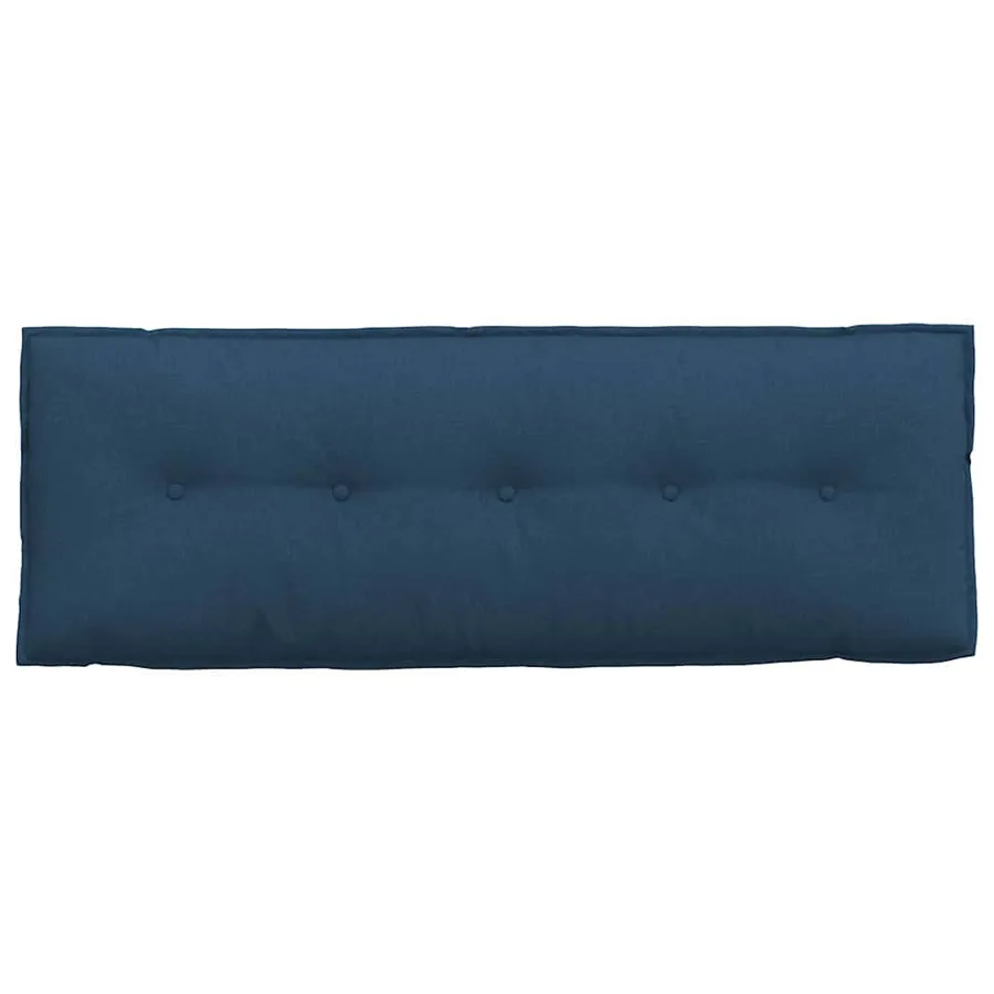 Coussin de Dos Bleu 140 x 19 x 50 cm tissu - 6