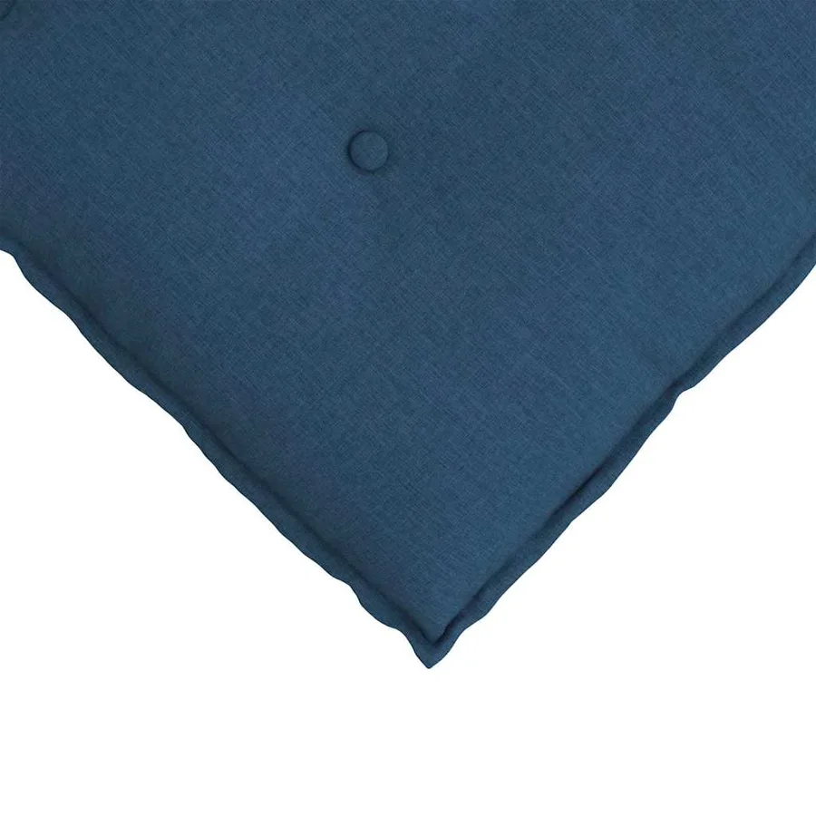 Coussin de Dos Bleu 140 x 19 x 50 cm tissu - 7