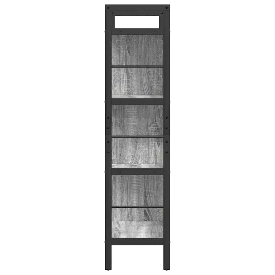 Étagère Gris Sonoma 75 x 30 x 123,5 cm Bois d'ingénierie - 6