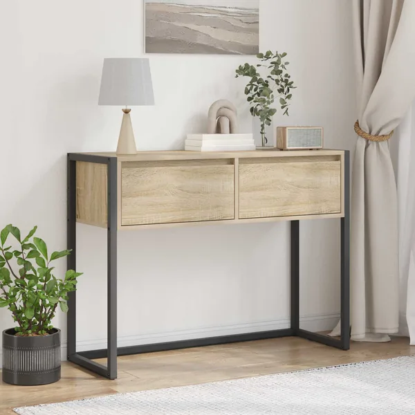 Table d'appoint Sonoma 100 x 36 x 75 cm Bois d'ingénierie