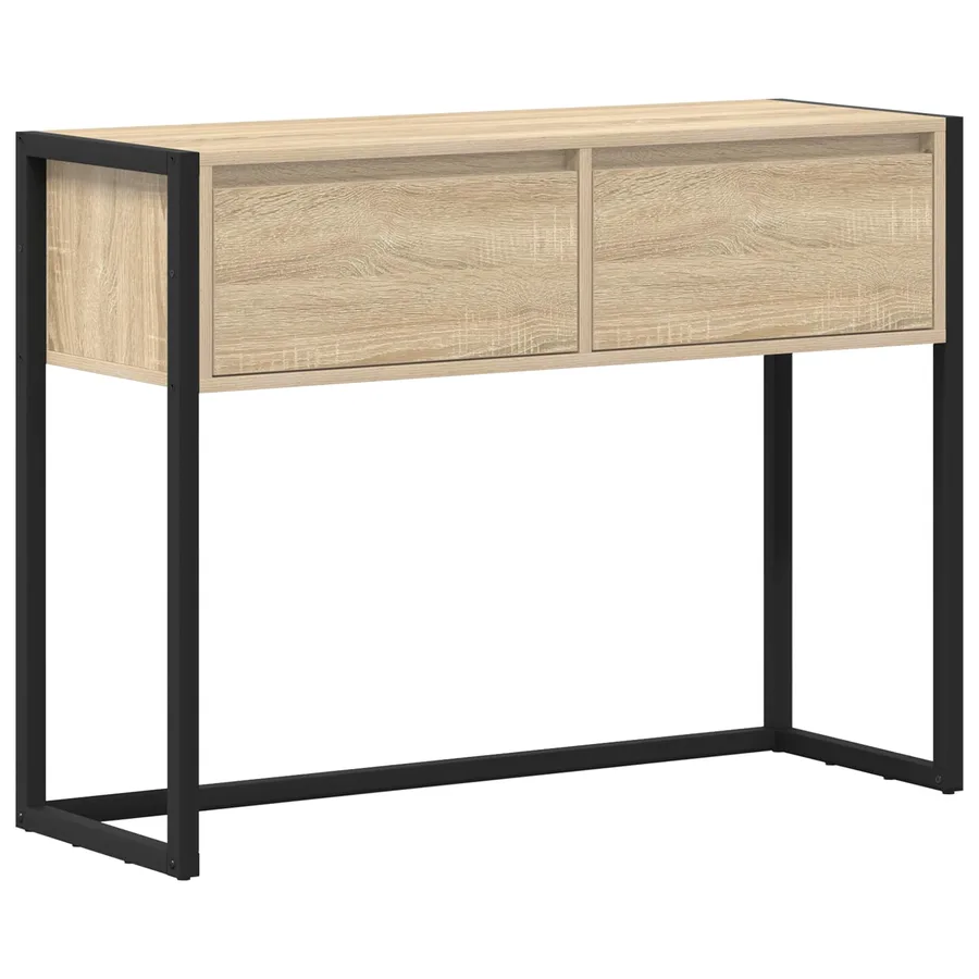 Table d'appoint Sonoma 100 x 36 x 75 cm Bois d'ingénierie - 2