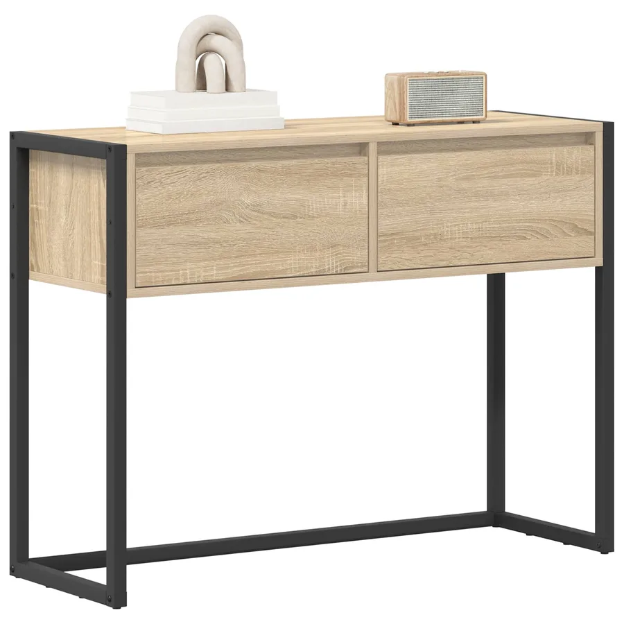 Table d'appoint Sonoma 100 x 36 x 75 cm Bois d'ingénierie - 3