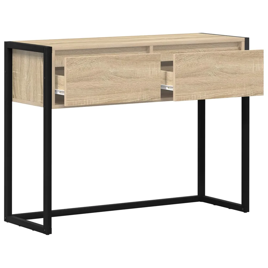 Table d'appoint Sonoma 100 x 36 x 75 cm Bois d'ingénierie - 5