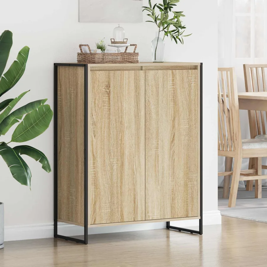 Cabinet à chaussures Sonoma 79 x 36 x 100 cm Bois d'ingénierie - 4