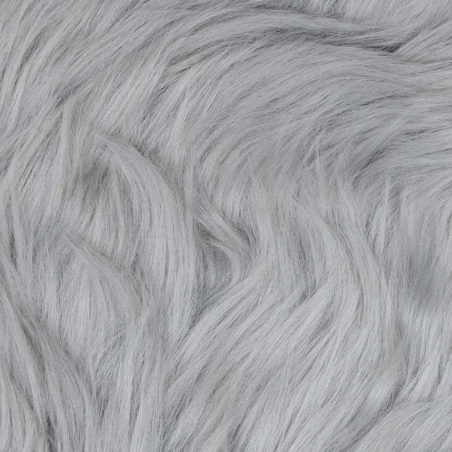 Tapis en fausse TAFALLA Gris Ø 80 cm Polyester - 9