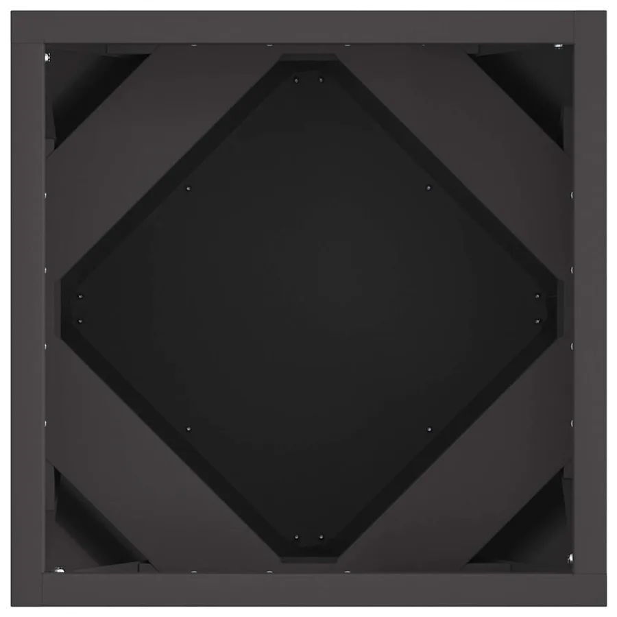 Jardinière Noir 30 x 30 x 30 cm Acier - 6