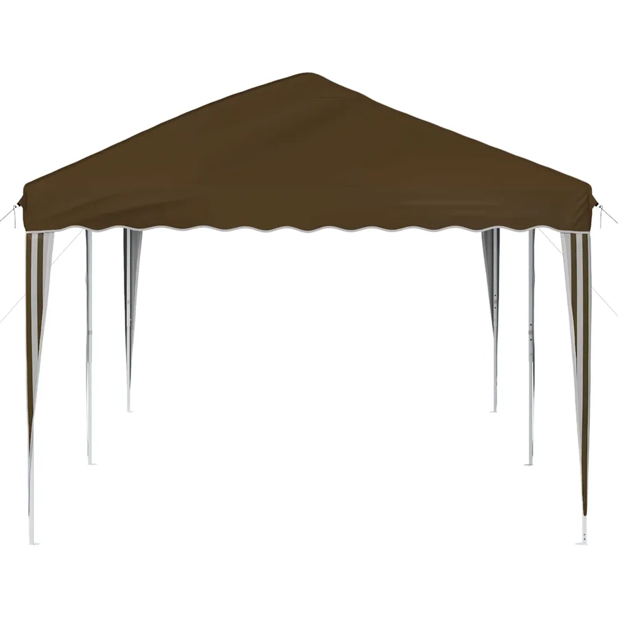 Tente de fête pop-up 575 x 290 x 245 cm Taupe - 6
