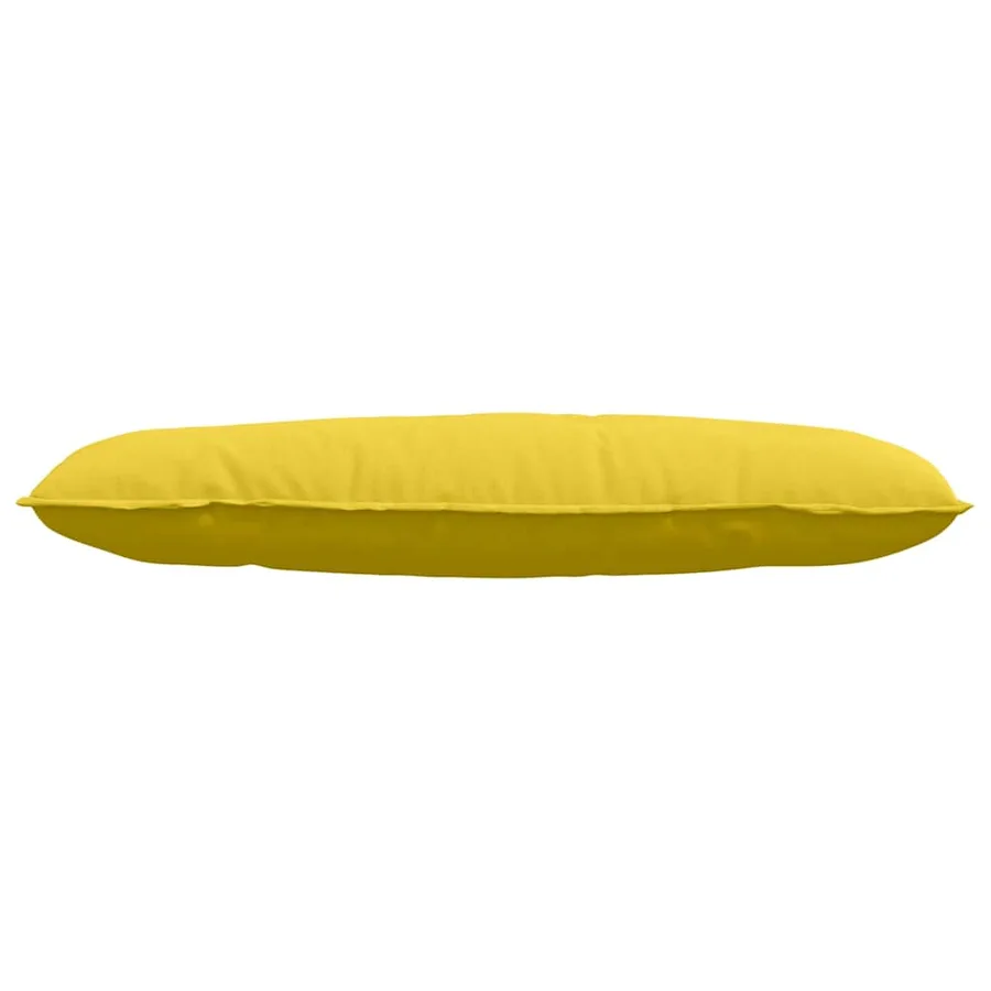 Coussin de Dos Jaune clair 120 x 19 x 50 cm tissu - 5