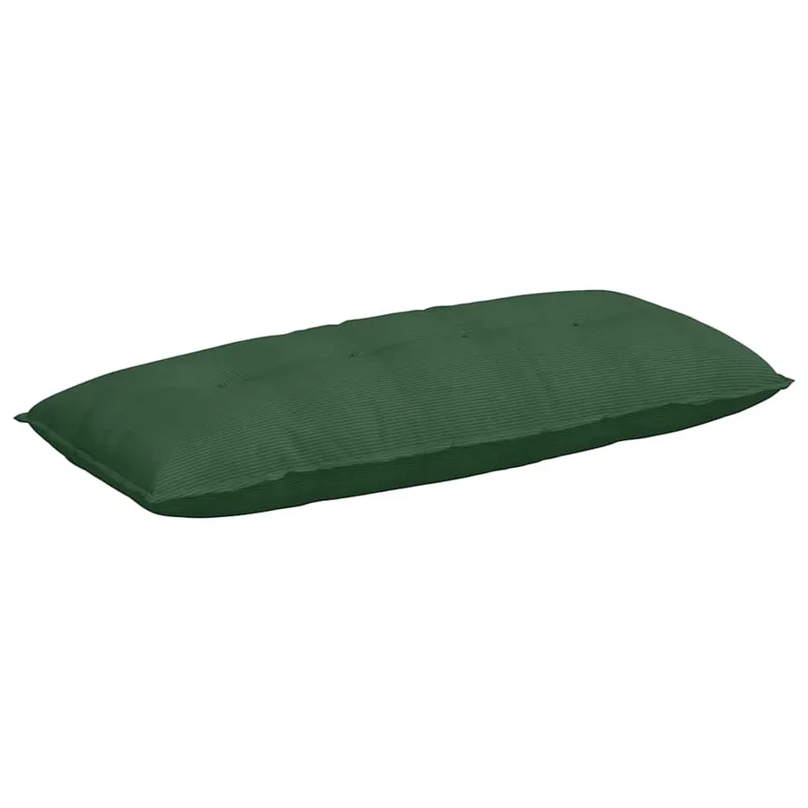 Coussin de Dos Vert Jungle 120 x 50 cm Tissu en velours côtelé - 2