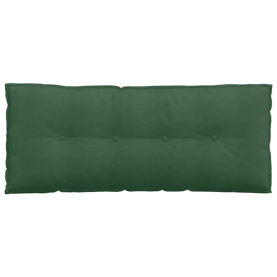 Coussin de Dos Vert Jungle 120 x 50 cm Tissu en velours côtelé - 6