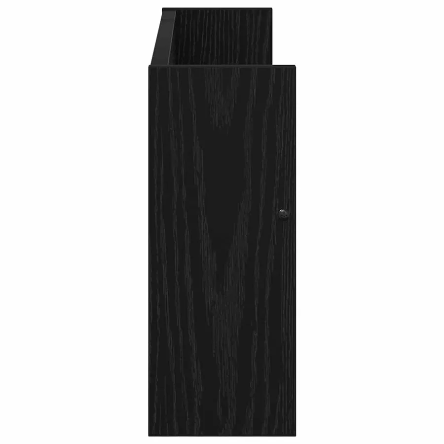 Étagère à magazines avec étagère Chêne noir 60 x 12 x 30 cm - 6