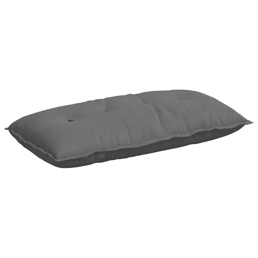 Coussin de Dos Gris foncé 100 x 50 cm Tissu en microfibre - 2