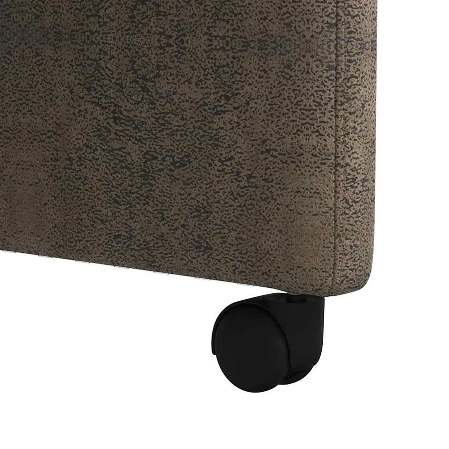 Chaises de Salle à Manger avec Roues 2 pcs Gris foncé - 9