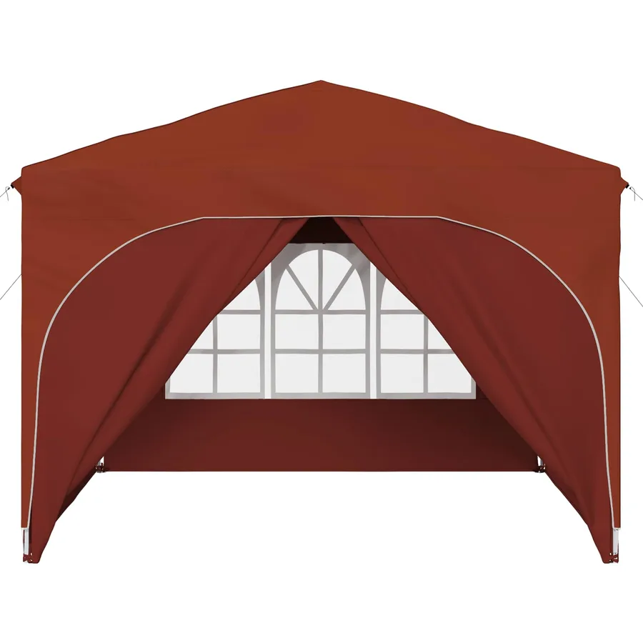 Tente de fête pop-up 290 x 290 x 245 cm Terre cuite - 7