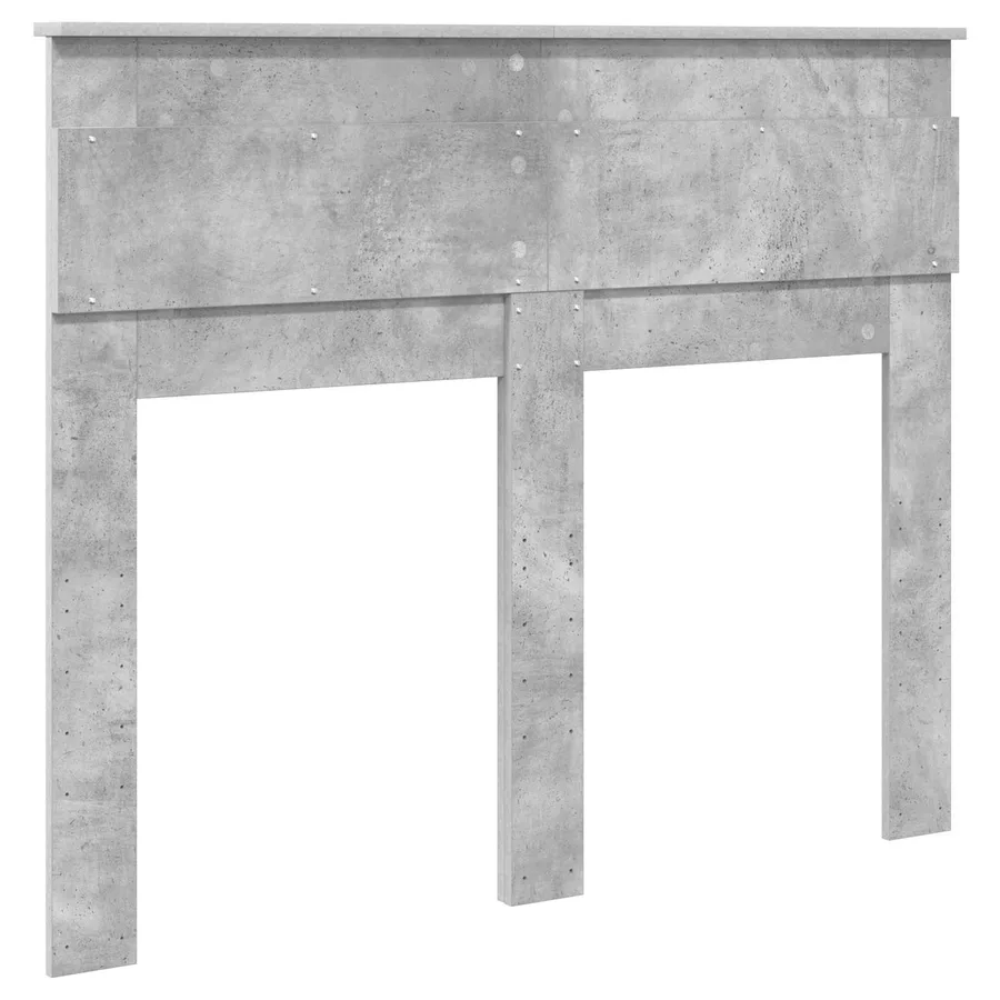 Tête de lit Gris béton Bois d'ingénierie - 6