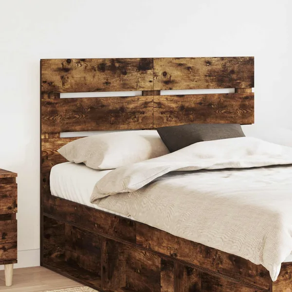 Tête de lit Chêne fumé Bois d'ingénierie