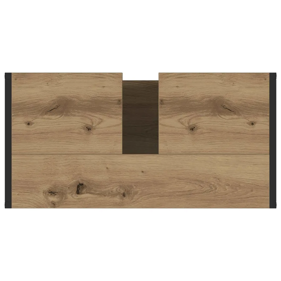 Ensemble de mobilier de salle de bain 4 pc Chêne artisanal - 11
