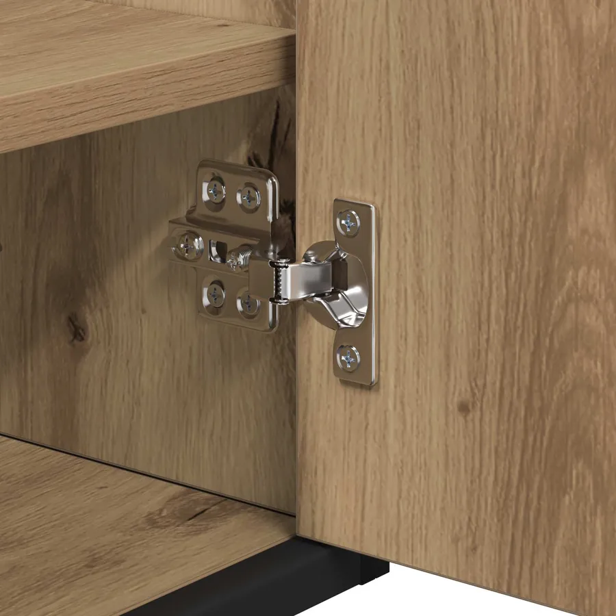 Ensemble de mobilier de salle de bain 4 pc Chêne artisanal - 12