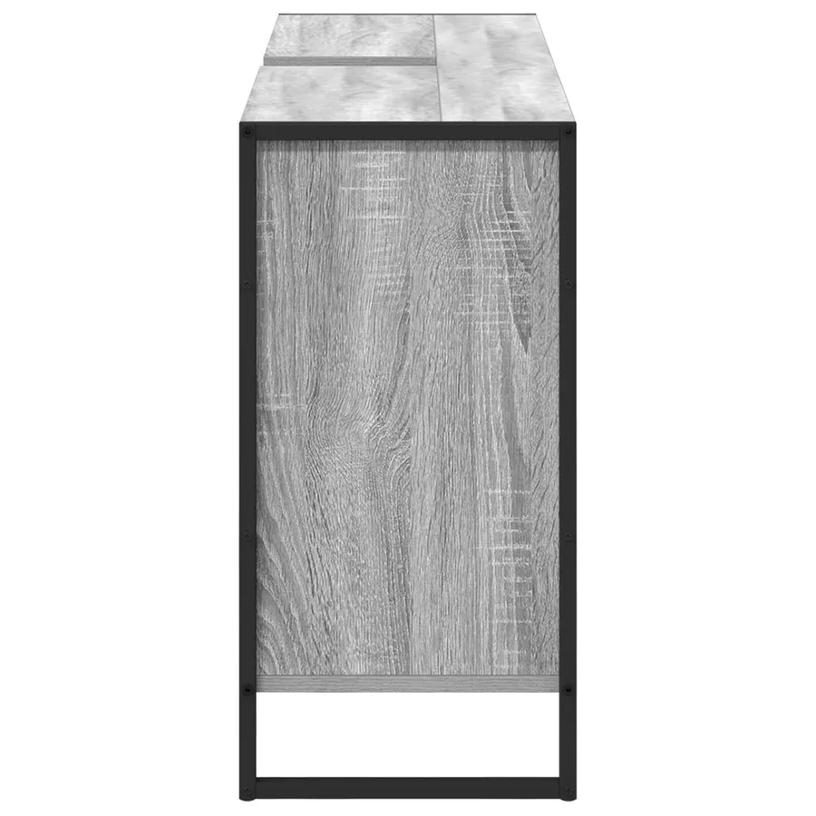 Cabinet de salle de bain avec porte Gris Sonoma 60 x 30 x 60 cm - 7