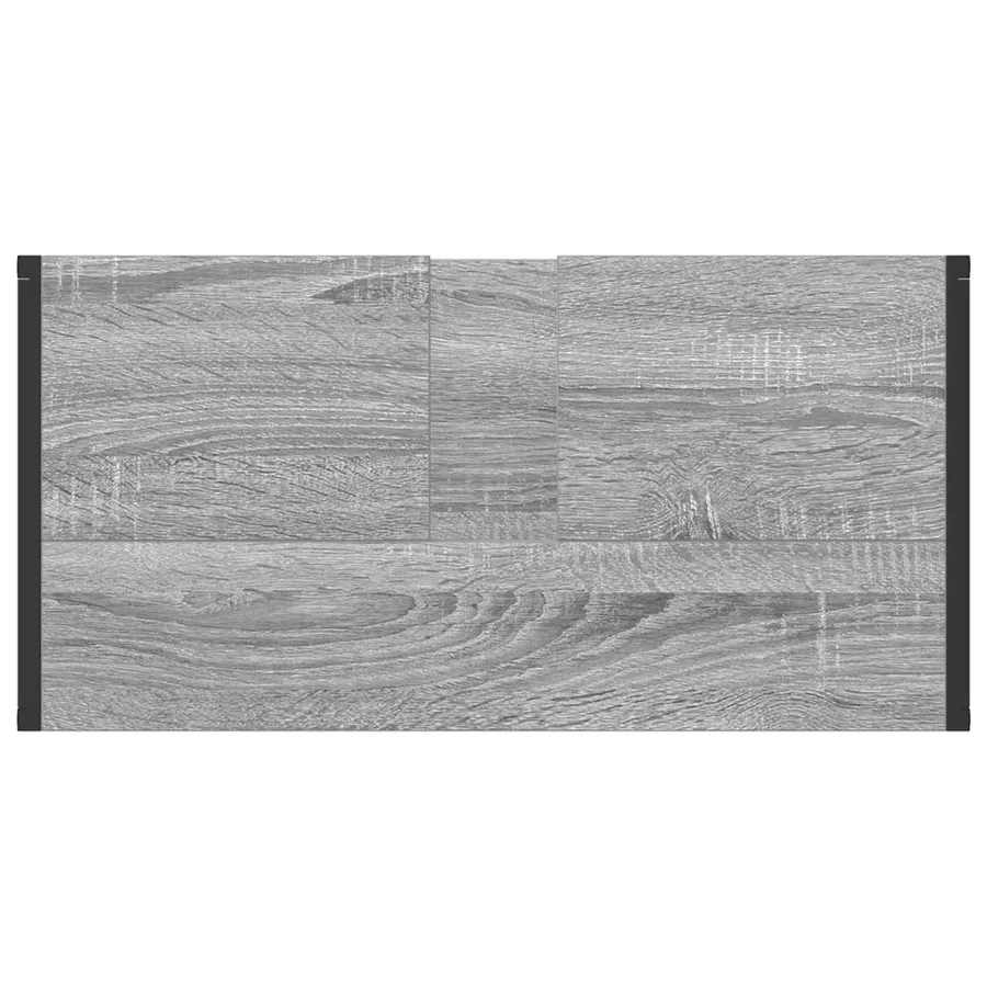 Ensemble de mobilier de salle de bain avec tiroir Gris Sonoma - 11
