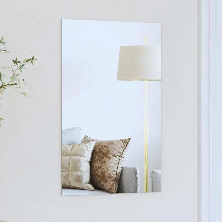 Miroir mural Rectangulaire 40 x 60 cm verre trempé