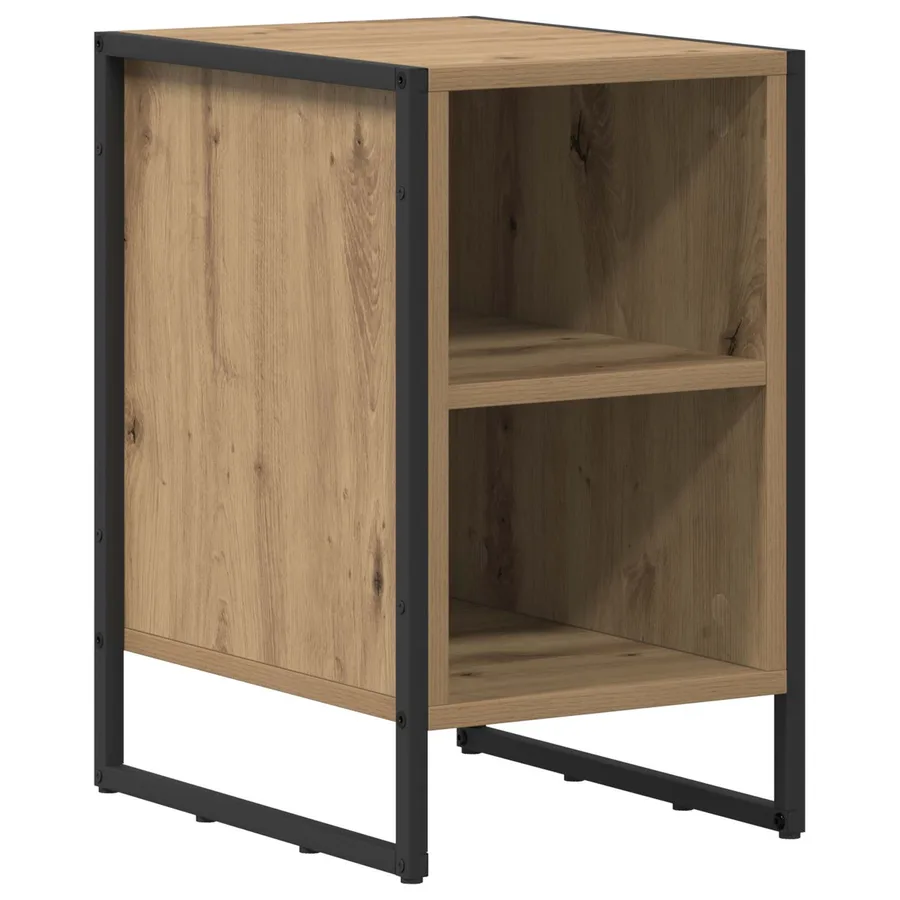 Table de chevet 2 pc Chêne artisan 39.5 x 30 x 50 cm - 5
