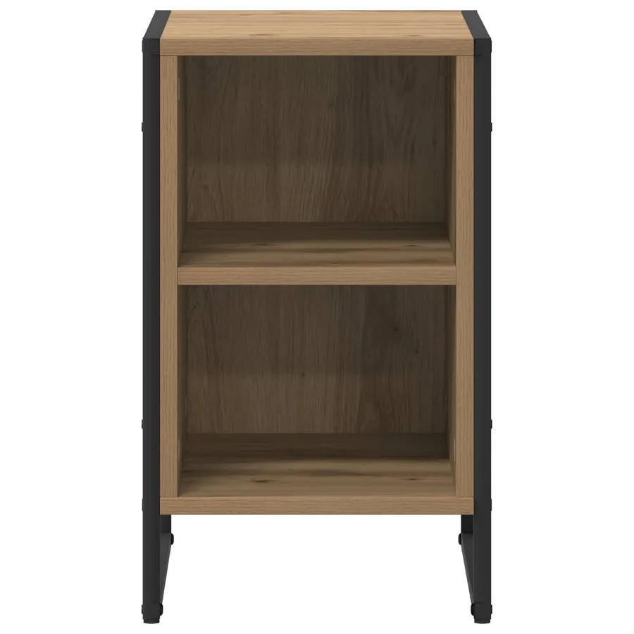 Table de chevet 2 pc Chêne artisan 39.5 x 30 x 50 cm - 6
