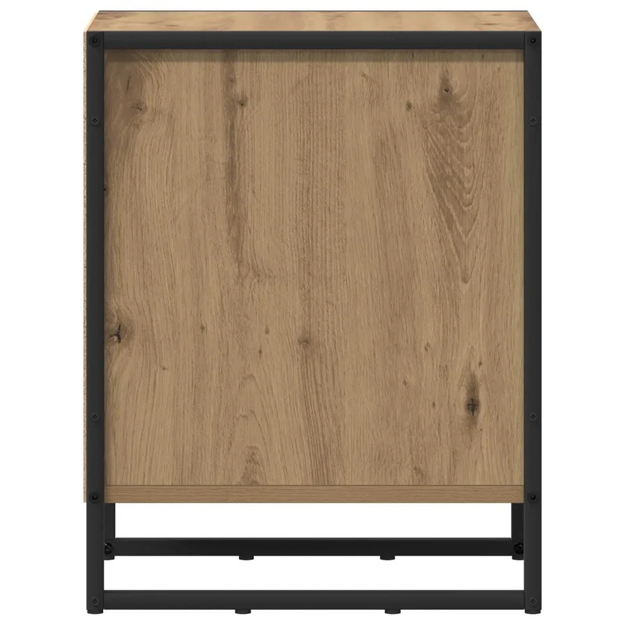 Table de chevet 2 pc Chêne artisan 39.5 x 30 x 50 cm - 7