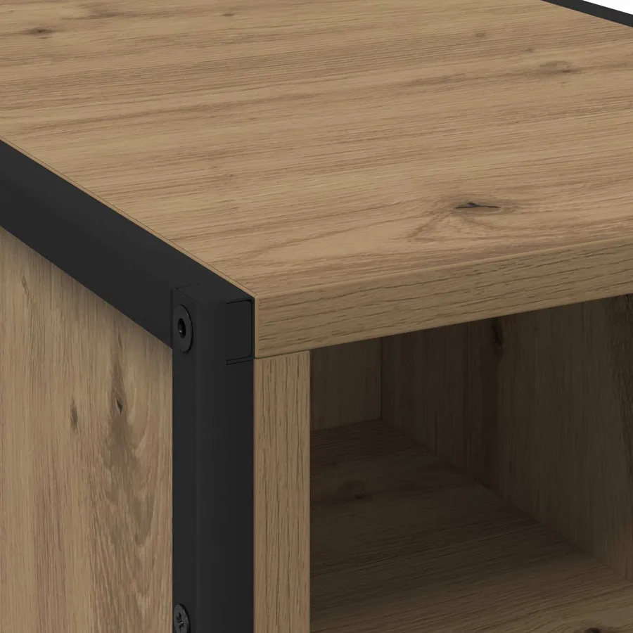 Table de chevet 2 pc Chêne artisan 39.5 x 30 x 50 cm - 9