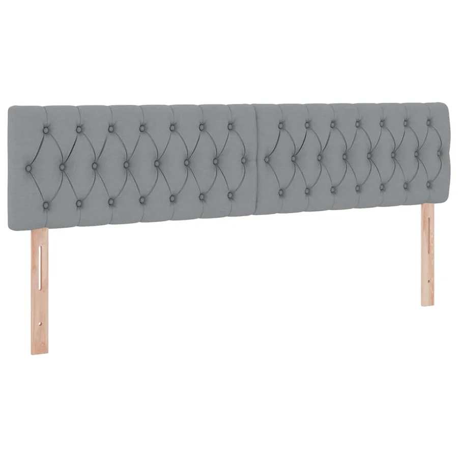 Lit avec rangement et matelas Gris clair 180 x 200 cm - 9