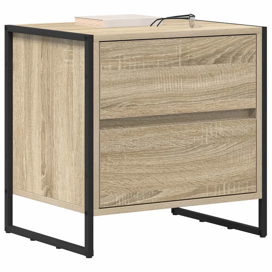 Table de chevet avec tiroir 2 pcs Sonoma 50 x 39,5 x 50 cm - 3