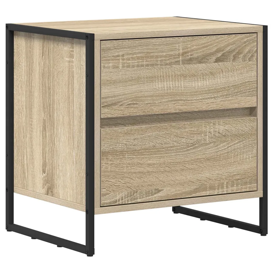 Table de chevet avec tiroir 2 pcs Sonoma 50 x 39,5 x 50 cm - 5