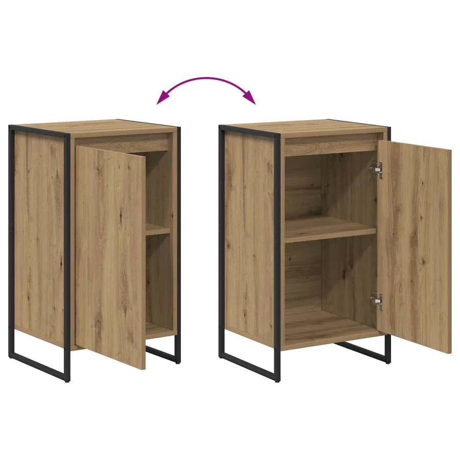 Buffet Chêne artisan 43 x 36 x 75,5 cm Bois d'ingénierie - 11