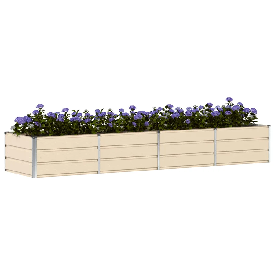 Jardinière Ivoire 320 x 80 x 45 cm Acier - 3