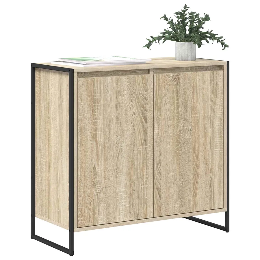 Meuble d'appoint Sonoma 79 x 36 x 75 cm Bois d'ingénierie - 3