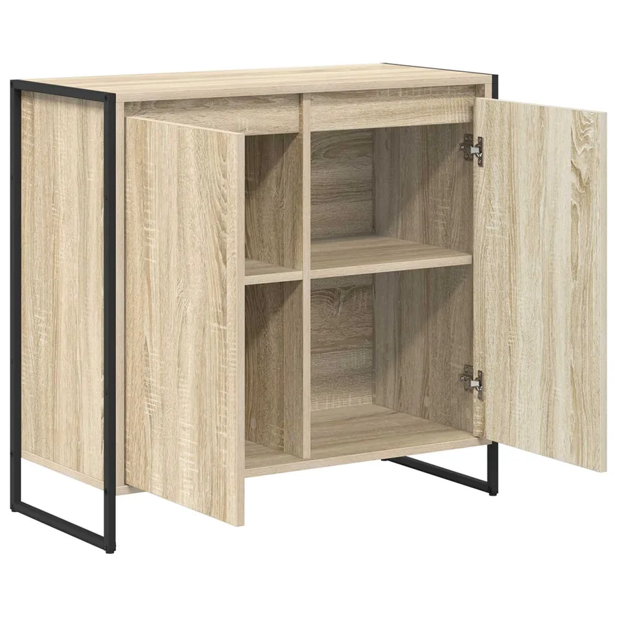 Meuble d'appoint Sonoma 79 x 36 x 75 cm Bois d'ingénierie - 5
