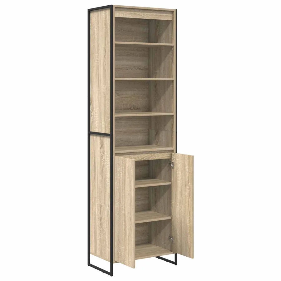 Armoires Hautes Sonoma 60 x 36 x 200 cm Bois d'ingénierie - 5