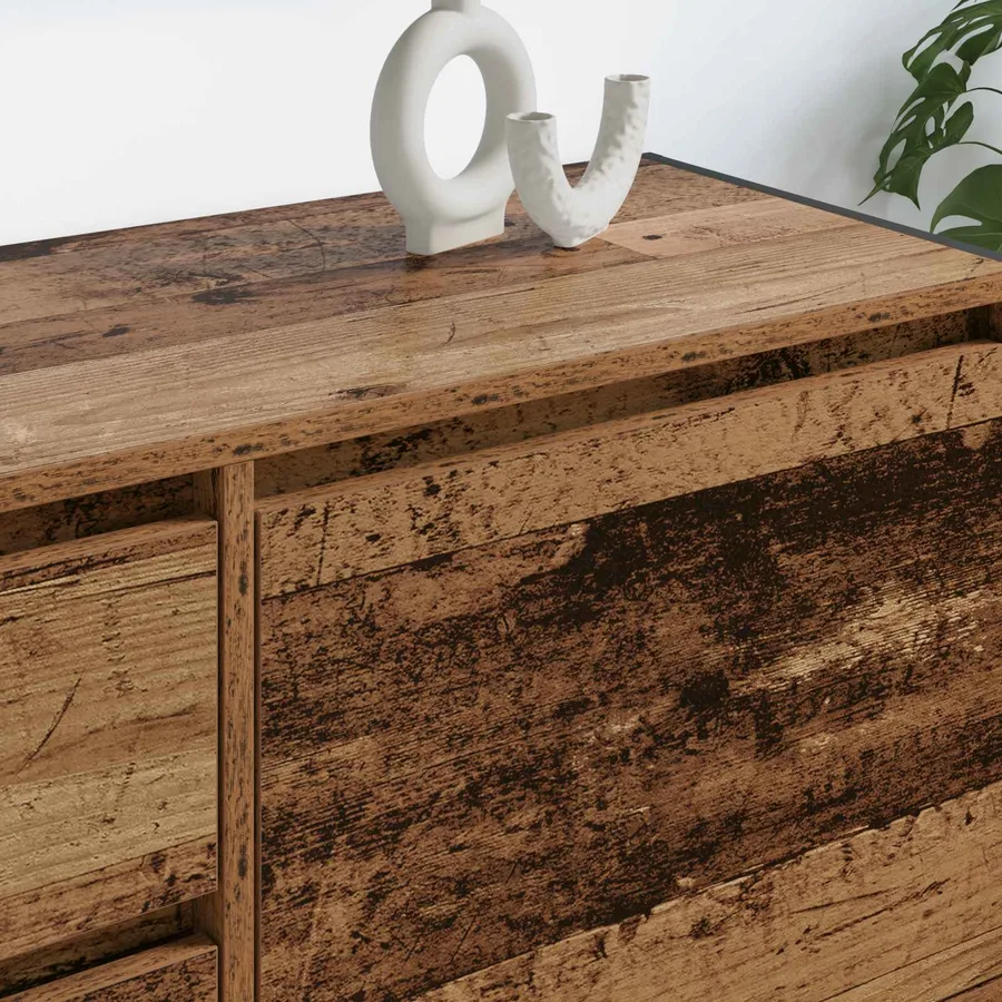 Meuble TV Bois Ancien 100 x 36 x 49.5 cm Bois d'ingénierie - 4