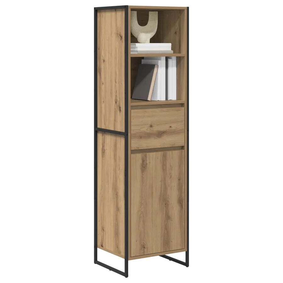 Bibliothèque Chêne artisan 43 x 36 x 150.5 cm Bois d'ingénierie - 3