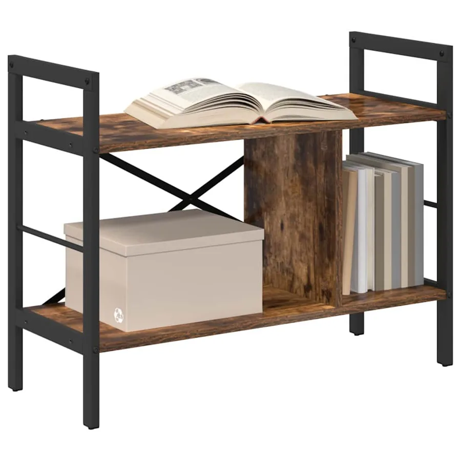 Étagère Chêne fumé 75 x 30 x 58,5 cm Bois d'ingénierie - 3