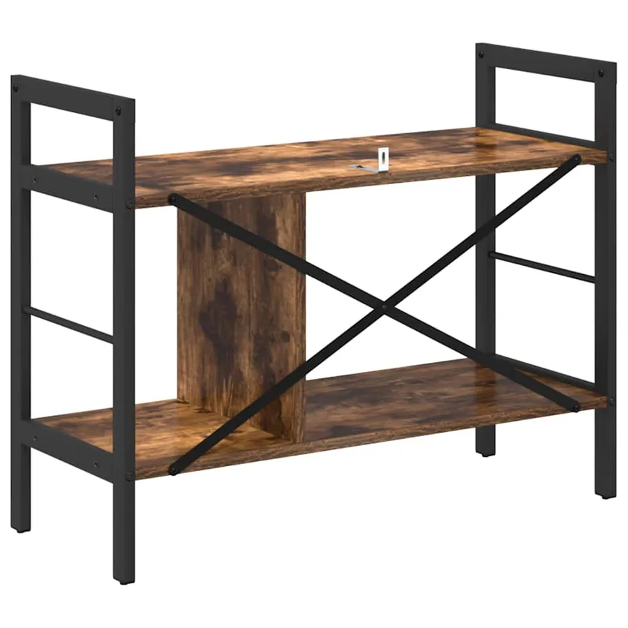 Étagère Chêne fumé 75 x 30 x 58,5 cm Bois d'ingénierie - 7