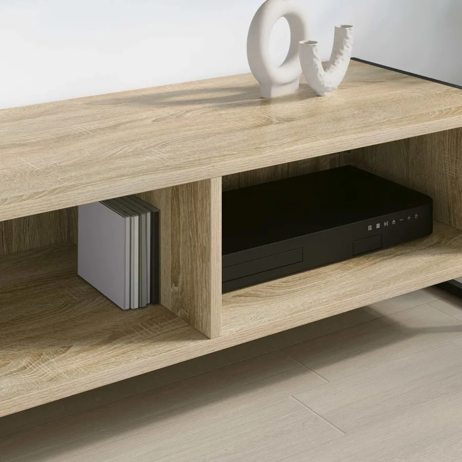 Meuble TV Sonoma 100 x 36,5 x 30,5 cm Bois d'ingénierie - 4