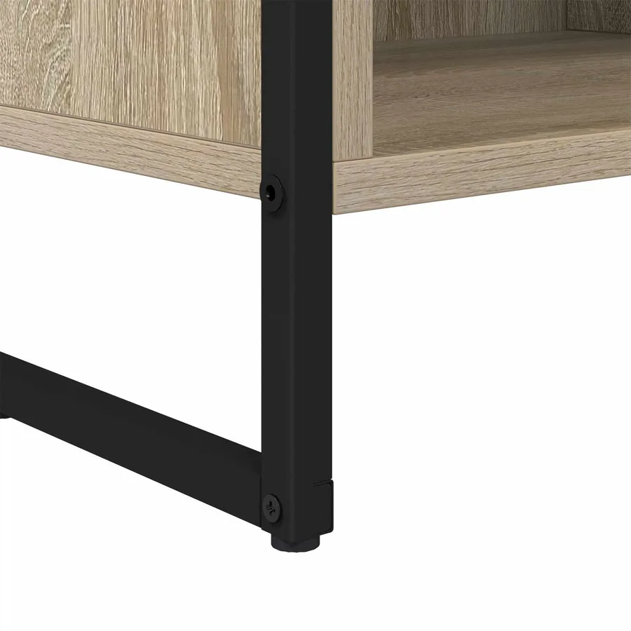 Meuble TV Sonoma 100 x 36,5 x 30,5 cm Bois d'ingénierie - 9
