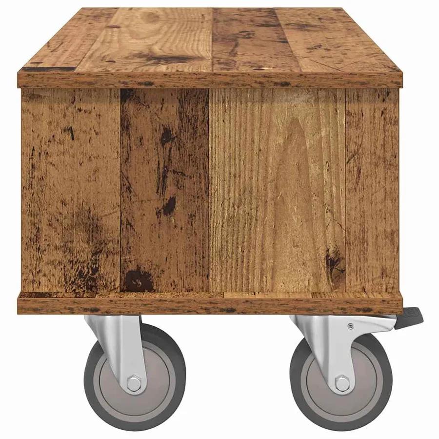 Meuble TV Bois ancien 68,5 x 35 x 35 cm Bois d'ingénierie - 6