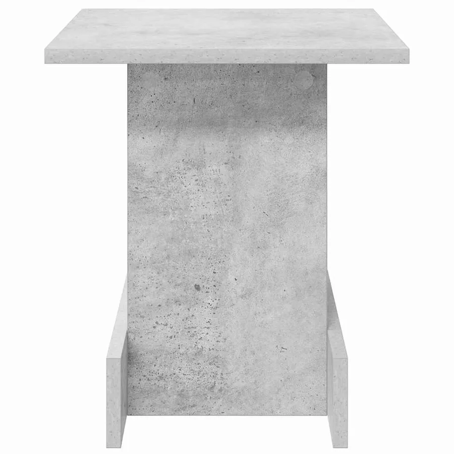 Table d'appoint Gris béton 35,5 x 35 x 40 cm Bois d'ingénierie - 5