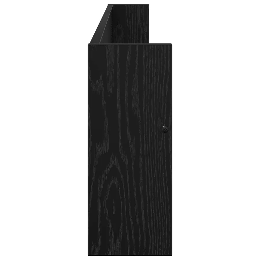 Étagère à magazines avec étagère Chêne noir 100 x 12 x 30 cm - 6