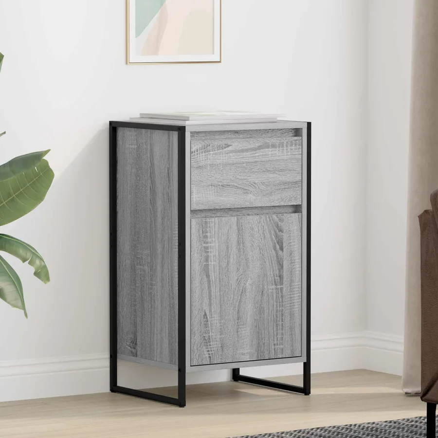 Buffet Gris Sonoma 43 x 36 x 75,5 cm Bois d'ingénierie