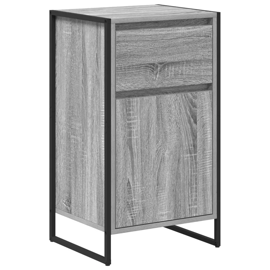 Buffet Gris Sonoma 43 x 36 x 75,5 cm Bois d'ingénierie - 2