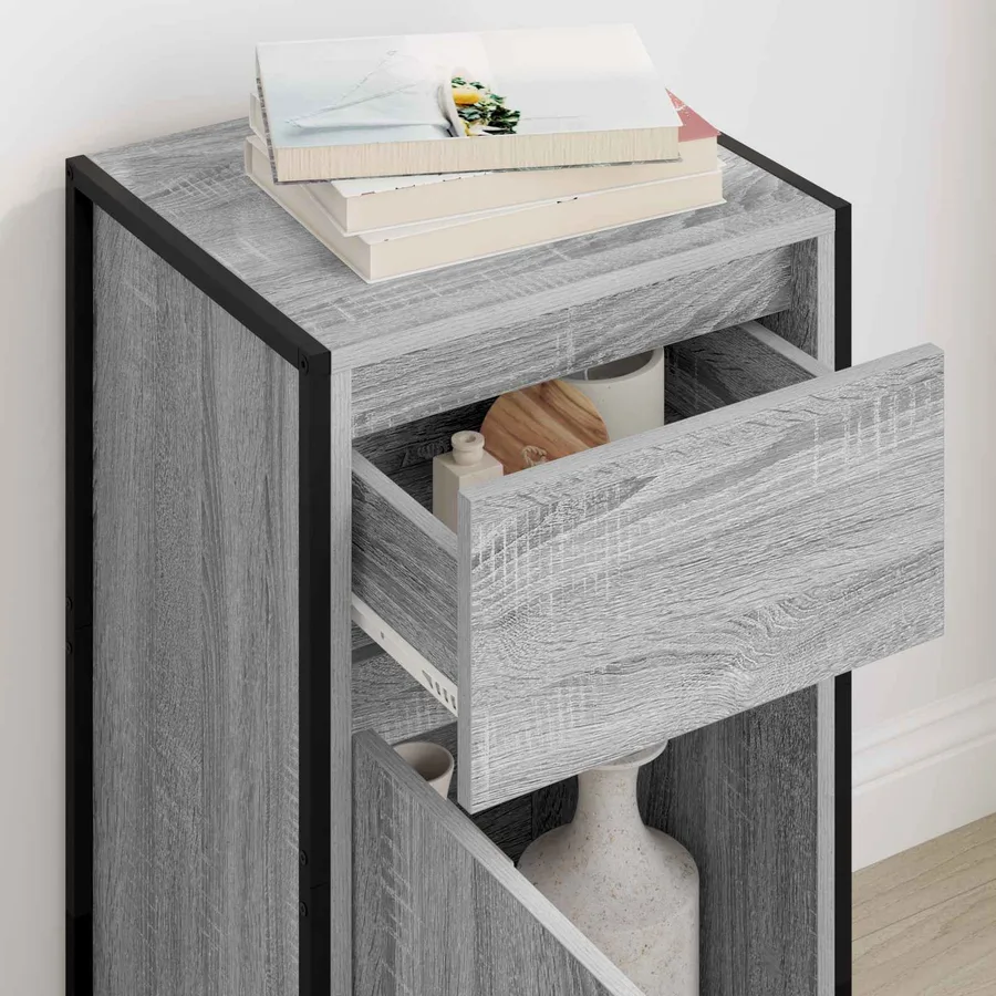 Buffet Gris Sonoma 43 x 36 x 75,5 cm Bois d'ingénierie - 4